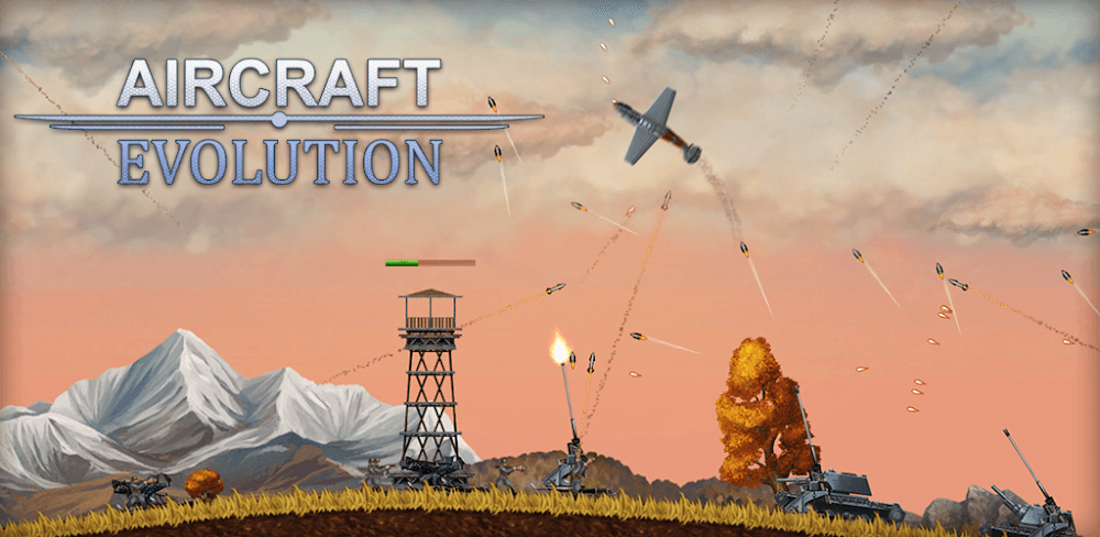 Cover Image of Aircraft Evolution v4.1 MOD APK (Unlimited Money, Fuel, Bombs)