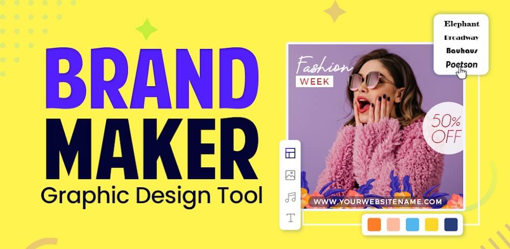 Cover Image of Brand Maker v32.0 MOD APK (Premium Unlocked)