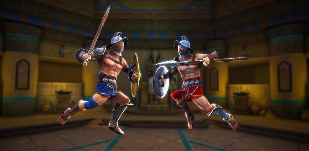 Cover Image of Gladiator Glory: Duel Arena v1.4.2 MOD APK (Free In-App Purchase)