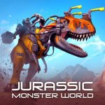 Cover Image of Jurassic Monster World v0.17.1 MOD APK + OBB (Unlimited Ammo)