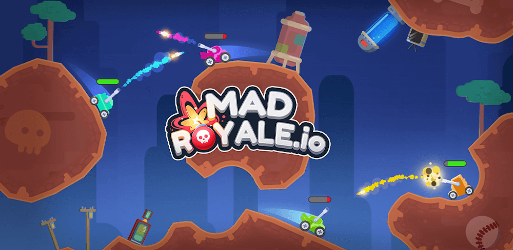 Cover Image of Mad Royale io v2.012 MOD APK (Unlimited Coins, Items)