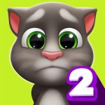 Cover Image of My Talking Tom 2 v4.8.1.9208 MOD APK (Unlimited Coins/Star)