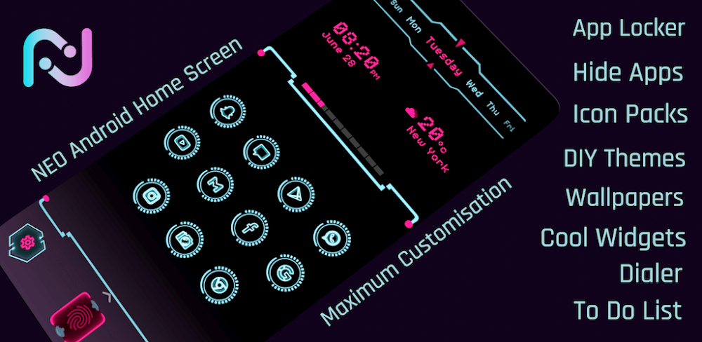 Cover Image of Neo Launcher v7.1 MOD APK (Premium Unlocked)