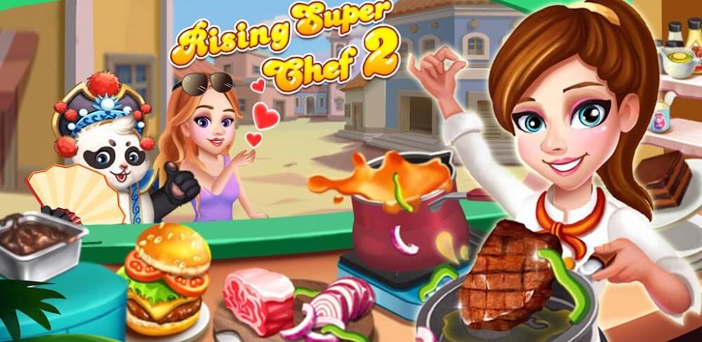 Cover Image of Rising Super Chef v8.4.1 MOD APK (Unlimited Cash)