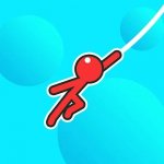 Cover Image of Stickman Hook v9.0.17 MOD APK (Unlocked, No Ads)