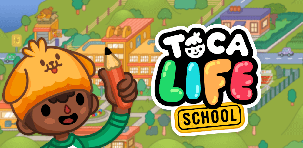 Cover Image of Toca Life: School v1.7.1-play MOD APK (Unlocked All)