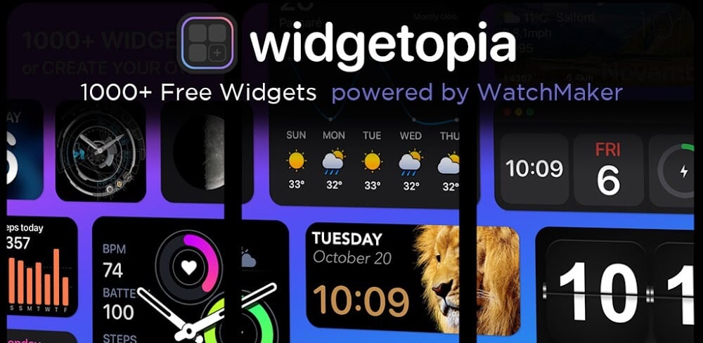 Cover Image of Widgetopia v2.6.2 MOD APK (Premium Unlocked)