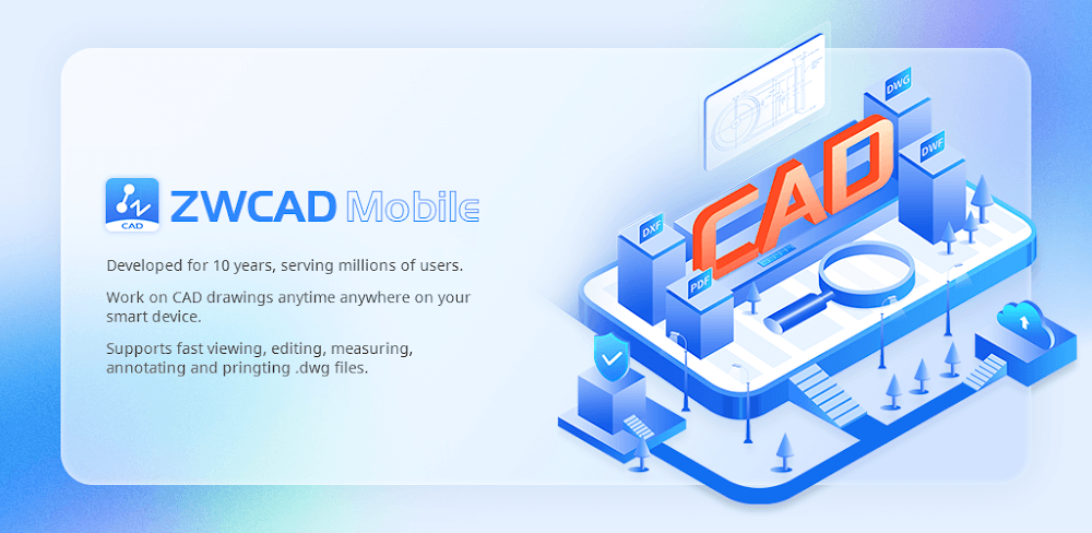 Cover Image of ZWCAD Mobile v5.5.0 MOD APK (Premium Unlocked)